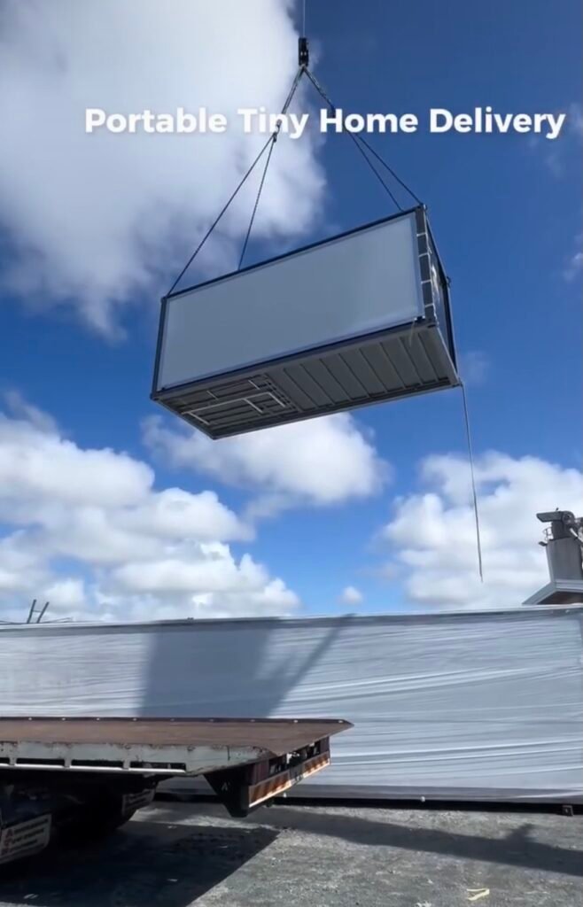 tiny homes delivery