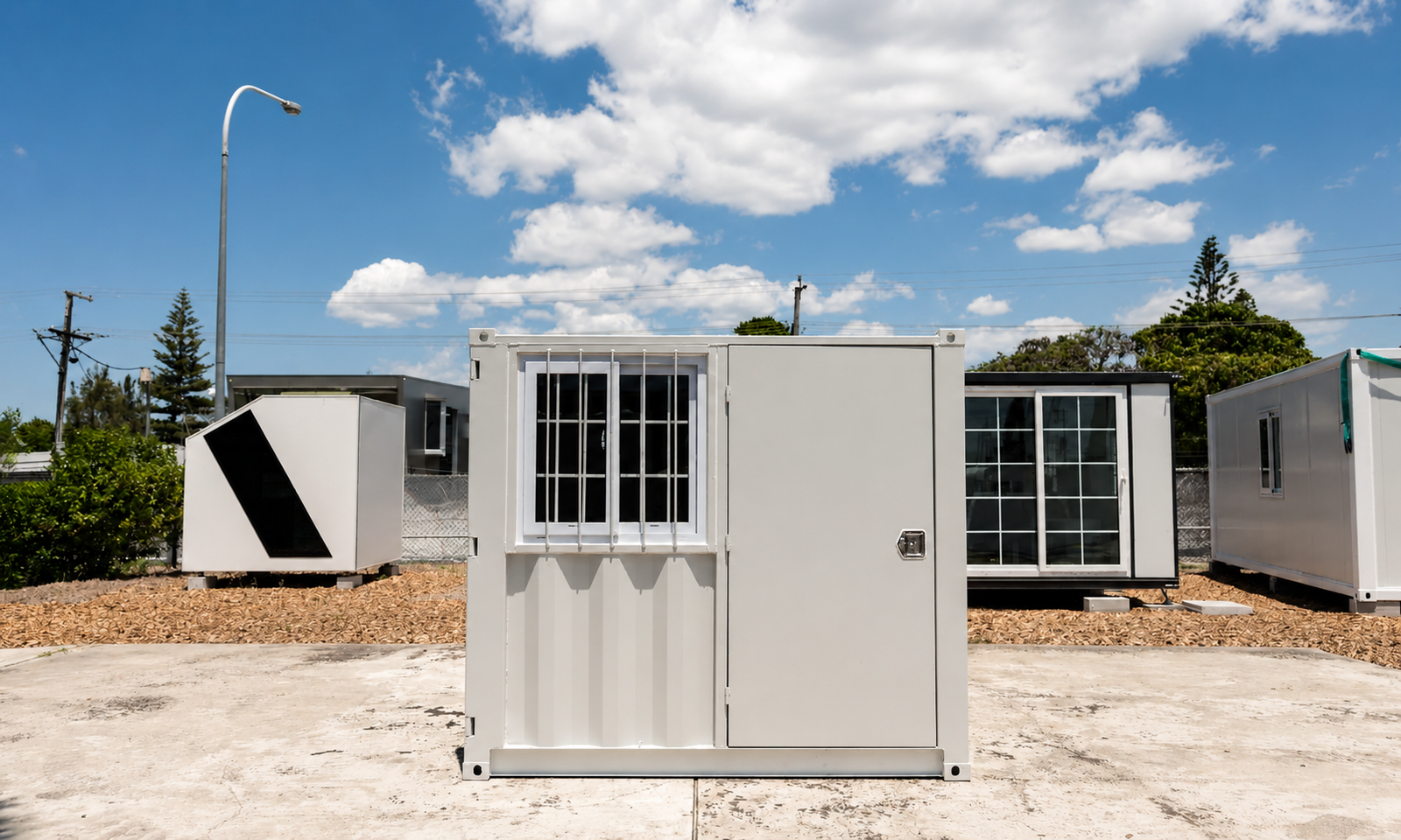 small shipping containers